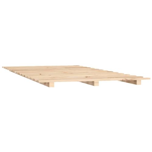 Cadre De Lit Sans Matelas 120x200 Cm Bois De Pin Massif