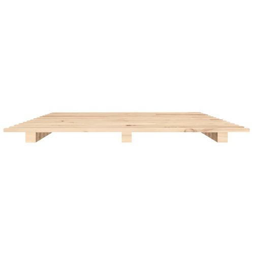 Cadre De Lit Sans Matelas 135x190 Cm Bois De Pin Massif