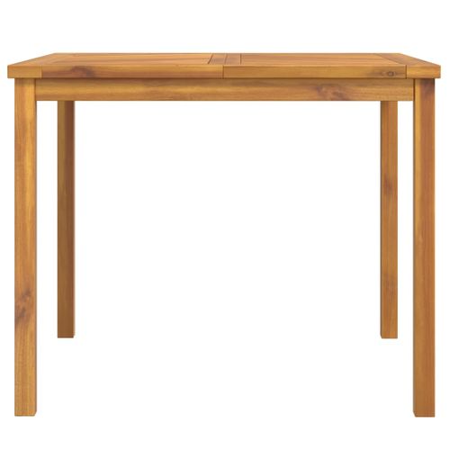 Table à Manger De Jardin 90x90x74 Cm Bois D'acacia Solide Meuble De Terrasse Extérieur