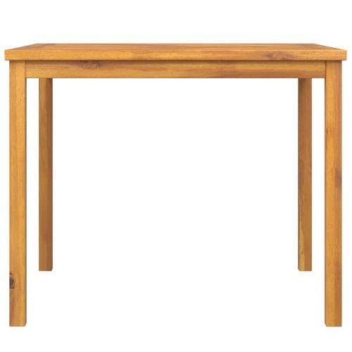 Table à Manger De Jardin 90x90x74 Cm Bois D'acacia Solide Meuble De Terrasse Extérieur