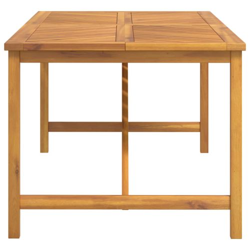 Table à Manger De Jardin 200x90x74 Cm Bois D'acacia Solide