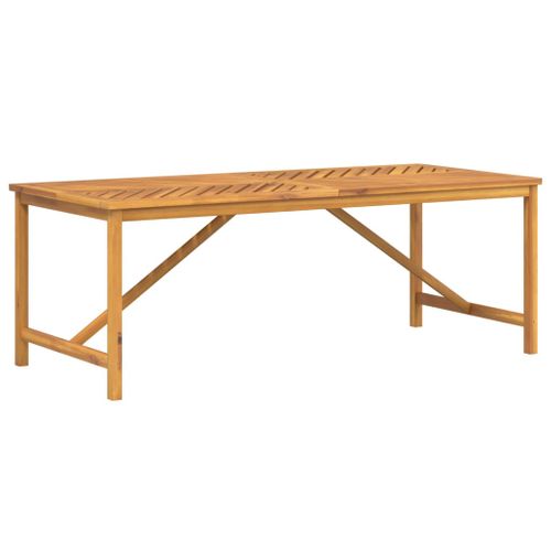 Table à Manger De Jardin 200x90x74 Cm Bois D'acacia Solide