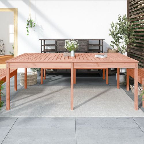 Table De Jardin 203,5x100x76 Cm Bois Massif De Douglas