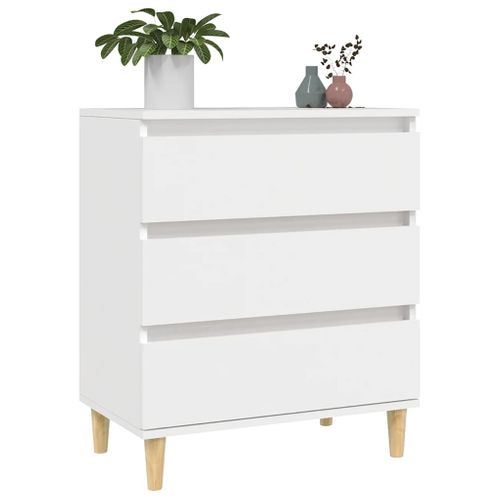 Buffet Blanc 60x35x70 Cm Bois Contreplaqué