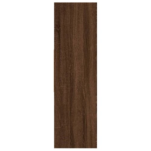 Bibliothèque Chêne Marron 97,5x29,5x100 Cm Bois Contreplaqué