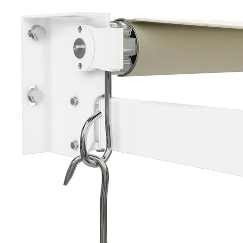 Auvent Rétractable Crème 4,5x3 M Tissu Et Aluminium