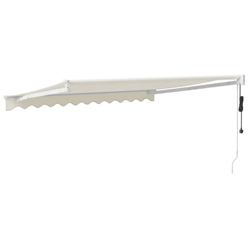 Auvent Rétractable Automatique Crème 3,5x2,5 M