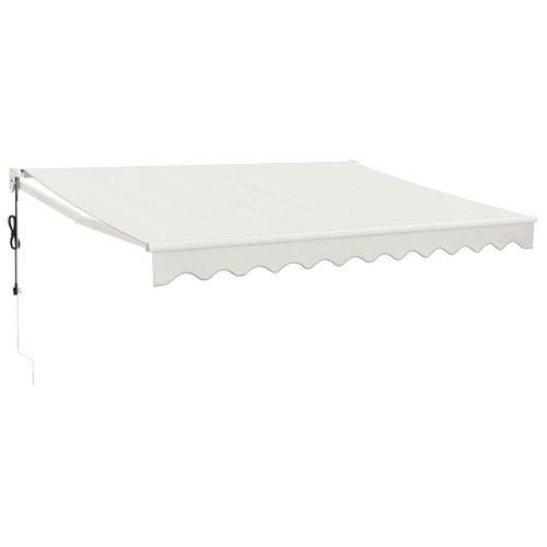 Auvent Rétractable Automatique Crème 3,5x2,5 M