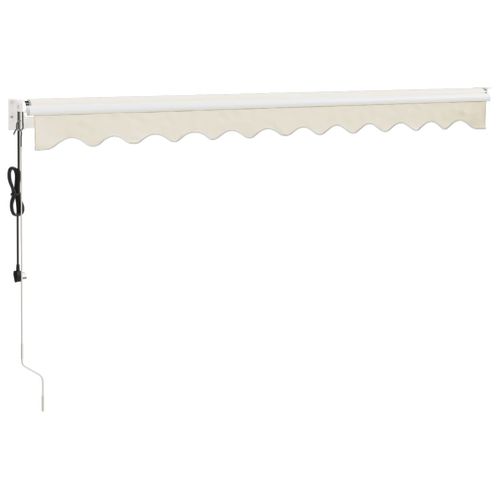 Auvent Rétractable Automatique Crème 3,5x2,5 M