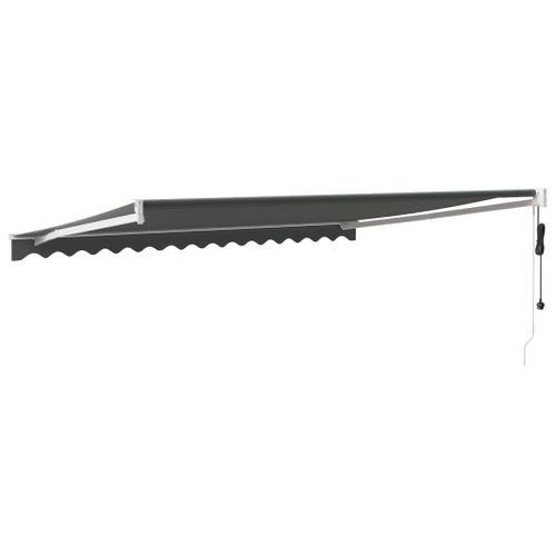 Auvent Rétractable Automatique Anthracite 4x3 M