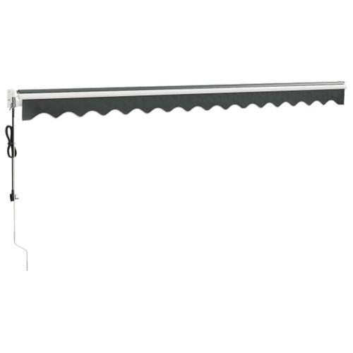 Auvent Rétractable Automatique Anthracite 4x3 M