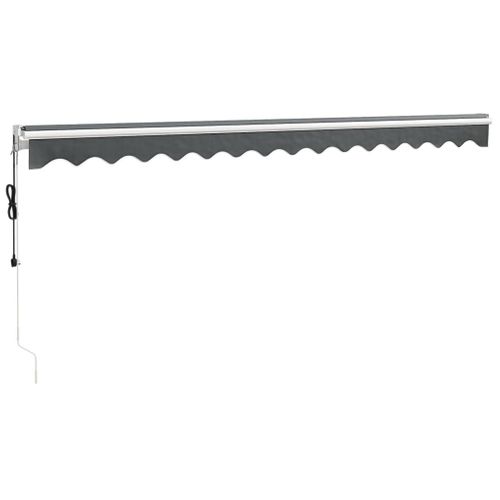 Auvent Rétractable Automatique Anthracite 4,5x3 M