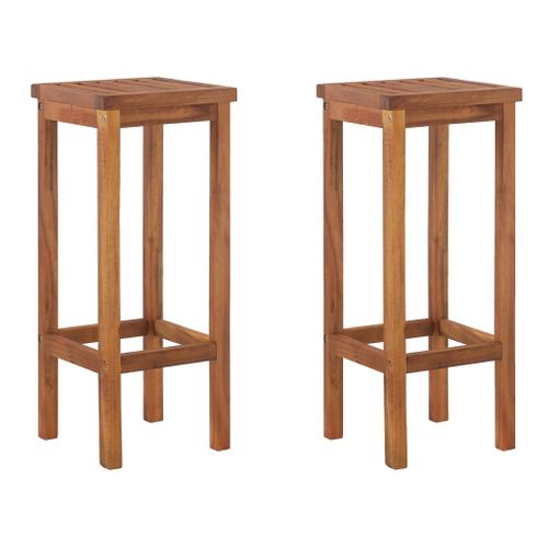 Ensemble De Bar De Jardin 3 Pièces Bois D'acacia Solide