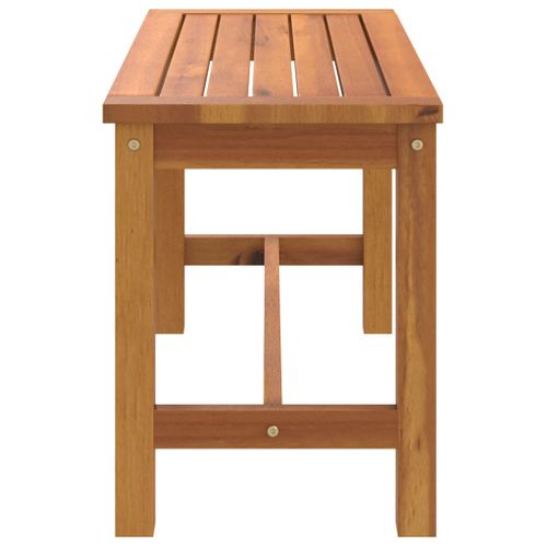 Banc De Jardin 80x35x45 Cm Bois Massif D'acacia