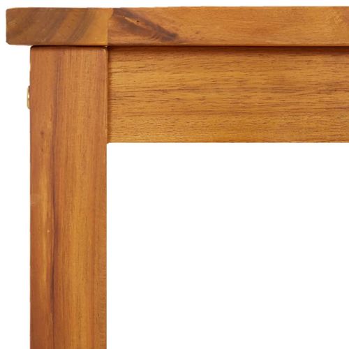 Banc De Jardin 80x35x45 Cm Bois Massif D'acacia