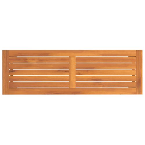 Banc De Jardin 110x35x45 Cm Bois Massif D'acacia