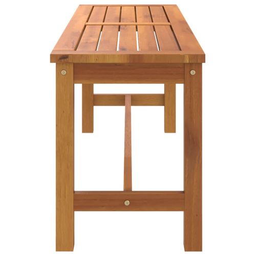 Banc De Jardin 110x35x45 Cm Bois Massif D'acacia