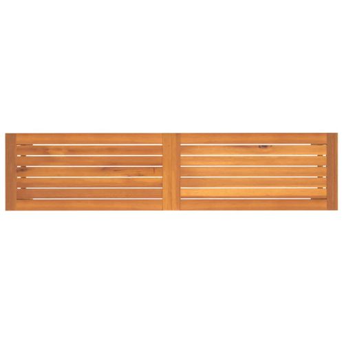 Banc De Jardin 150x35x45 Cm Bois Massif D'acacia