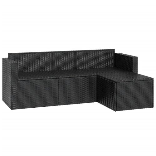 Salon De Jardin Noir Résine Tressée