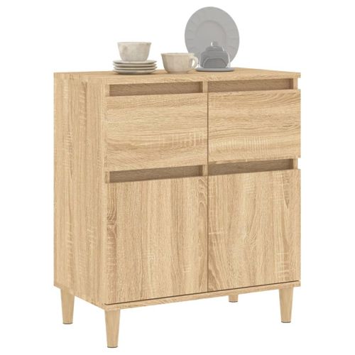 Buffet Chêne Sonoma 60x35x70 Cm Bois Contreplaqué