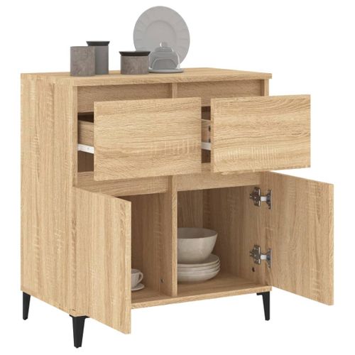 Buffet Chêne Sonoma 60x35x70 Cm Bois Contreplaqué