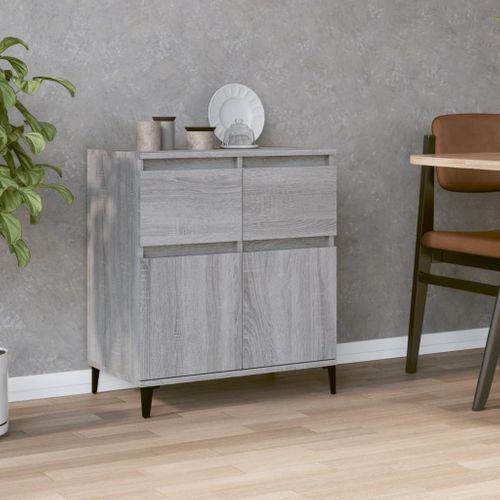 Buffet Sonoma Gris 60x35x70 Cm Bois Contreplaqué