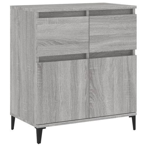 Buffet Sonoma Gris 60x35x70 Cm Bois Contreplaqué