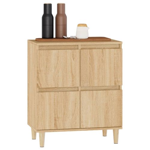 Buffet Chêne Sonoma 60x35x70 Cm Bois Contreplaqué
