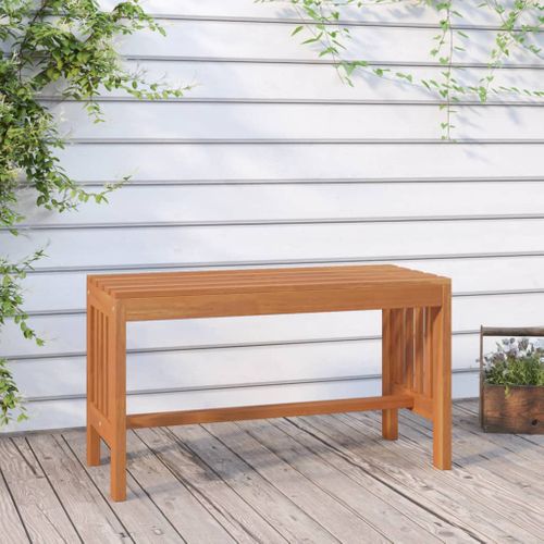 Banc De Jardin 80 Cm Bois Massif D'eucalyptus