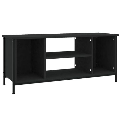Meuble TV Noir 102x35x45 Cm Bois Contreplaqué