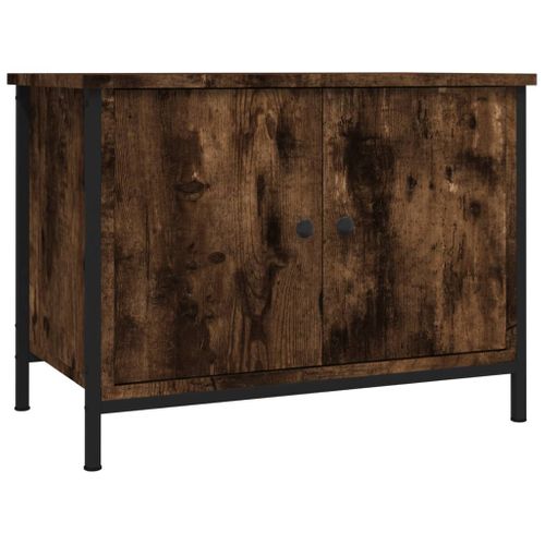 Meuble TV Avec Portes Chêne Sonoma 60x35x45cm Bois Contreplaqué