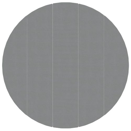Bâche De Piscine Gris Clair Ø550 Cm Géotextile Polyester
