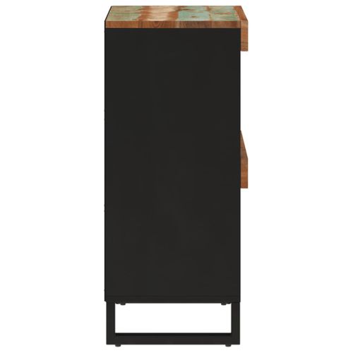Armoire Latérale 85x33x75 Cm Bois Massif De Récupération