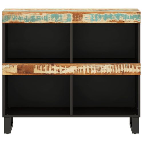 Armoire Latérale 85x33x75 Cm Bois Massif De Récupération