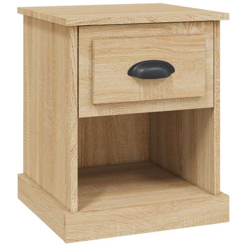 Table De Chevet Chêne Sonoma 39x39x47,5 Cm Bois Contreplaqué