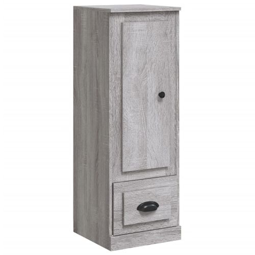 Buffet Haut Sonoma Gris 36x35,5x103,5 Cm Bois Contreplaqué