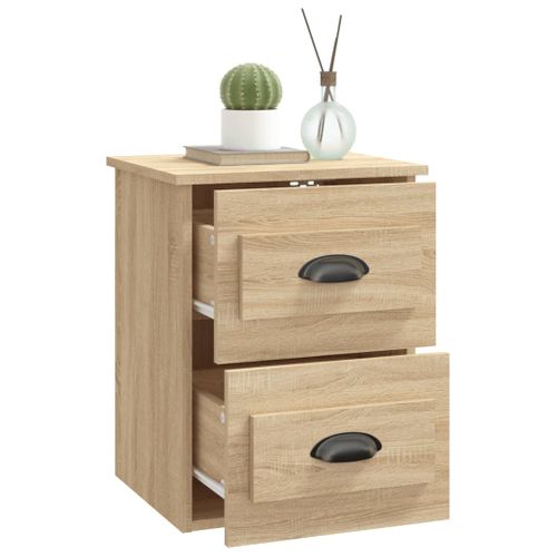Table De Chevet Murale Chêne Sonoma 41,5x36x53 Cm