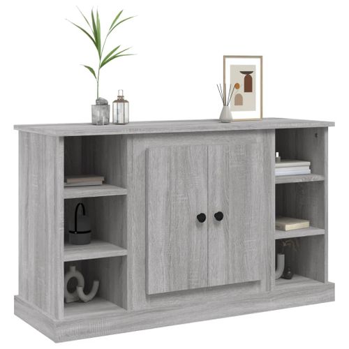 Buffet Sonoma Gris 100x35,5x60 Cm Bois Contreplaqué
