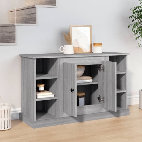 Buffet Sonoma Gris 100x35,5x60 Cm Bois Contreplaqué