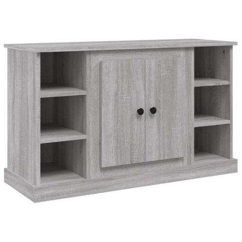 Buffet Sonoma Gris 100x35,5x60 Cm Bois Contreplaqué