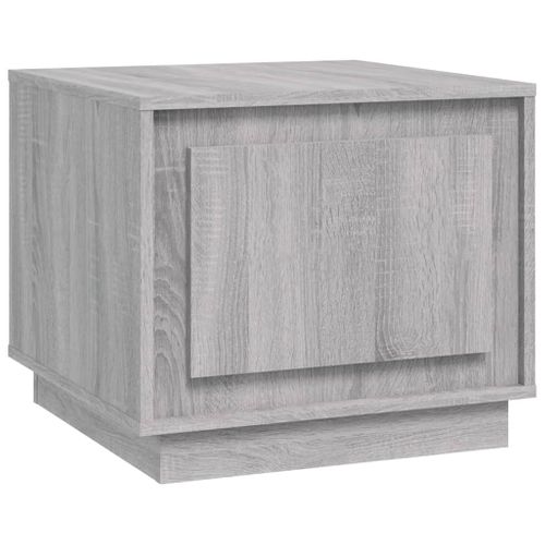 Table Basse Sonoma Gris 51x50x44 Cm Bois Contreplaqué