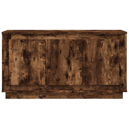 Buffet Chêne Fumé 102x35x55 Cm Bois Contreplaqué
