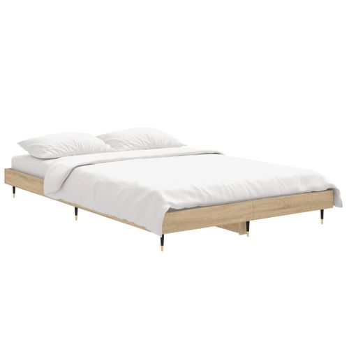 Cadre De Lit Sans Matelas Chêne Sonoma 120x190 Cm