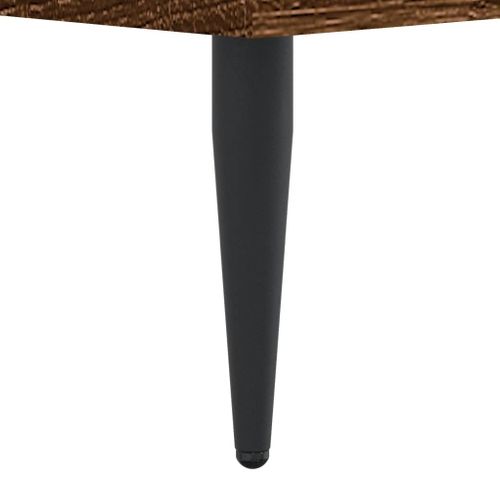 Cadre De Lit Sans Matelas Chêne Marron 120x200 Cm