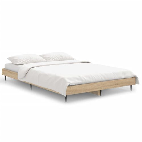 Cadre De Lit Sans Matelas Chêne Sonoma 120x190 Cm