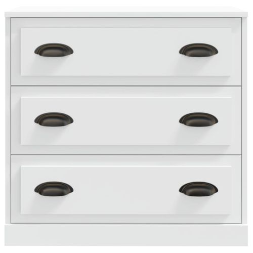 Buffets 2 Pièces Blanc Bois Contreplaqué