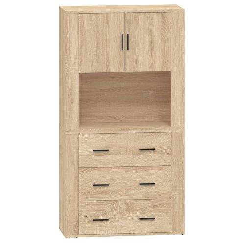 Buffet Haut Chêne Sonoma Bois Contreplaqué