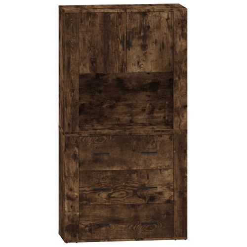 Buffet Haut Chêne Fumé Bois Contreplaqué