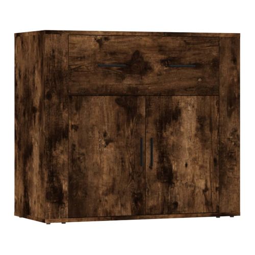 Buffets 3 Pièces Chêne Fumé Bois Contreplaqué