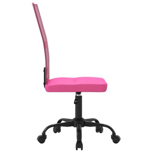 Chaise De Bureau Rose Tissu En Maille
